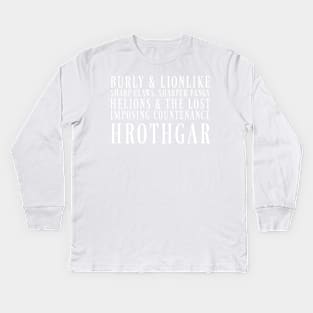 Hrothgar Kids Long Sleeve T-Shirt